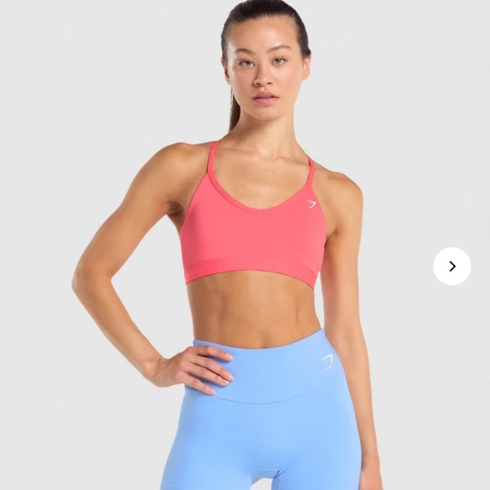 Gymshark V neck training sports bra